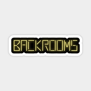 Backrooms (Liminal Space) (yellow) Sticker